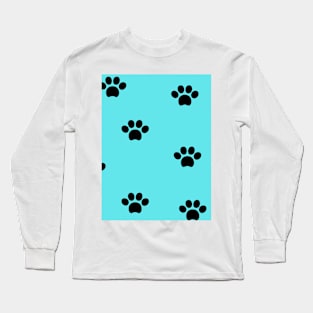 Paw pattern Long Sleeve T-Shirt